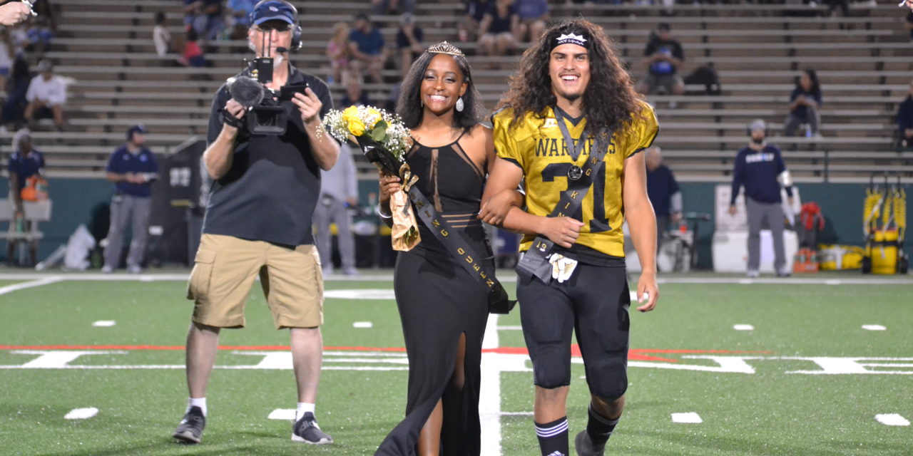 Football Player, Band member crowned king, queen