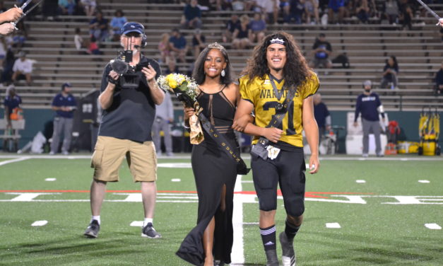 Football Player, Band member crowned king, queen