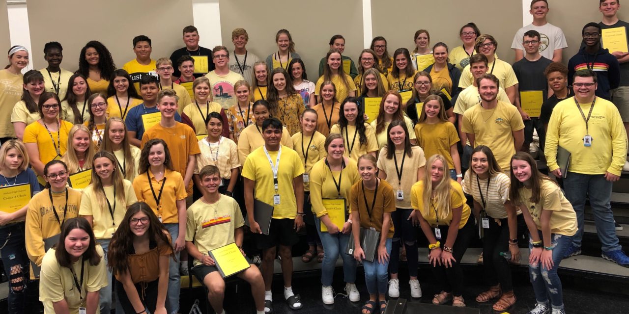Students, staff remember lost teens by wearing yellow, learn precautions for mass shootings