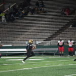 Football Dominates in First Playoff Game