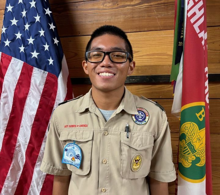 Senior Earns Eagle Scout Rank After Five Years in Boy Scouts