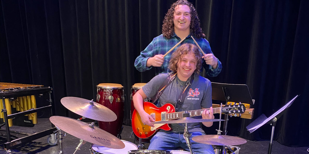 Beating the Blues: Two Students Make Region Jazz Band