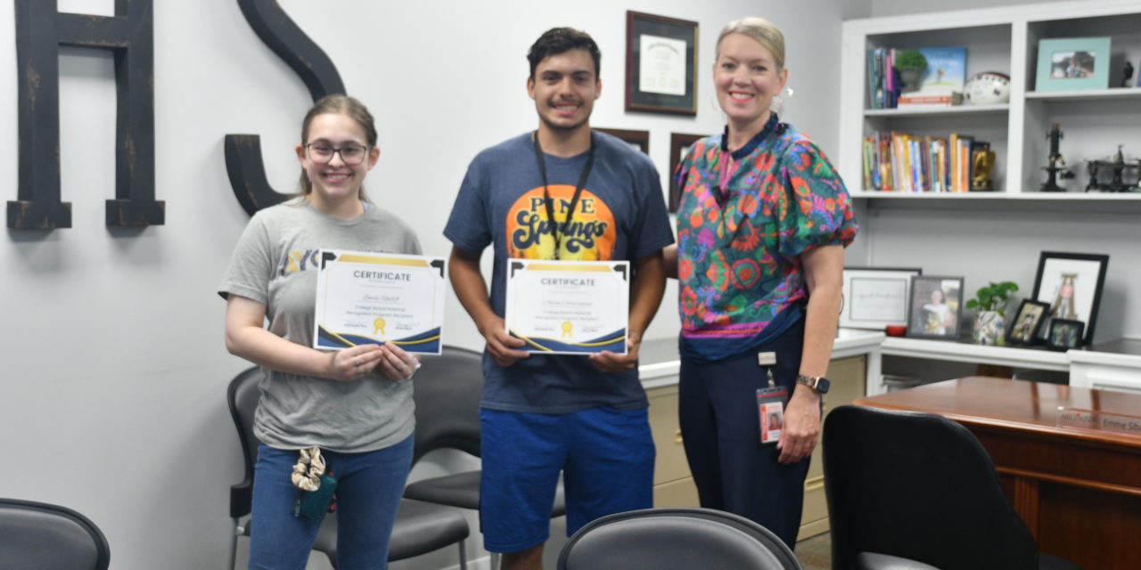 Principal awards ACADEMIC SCHOLARSHIP to hardworking students