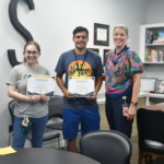 Principal awards ACADEMIC SCHOLARSHIP to hardworking students